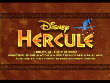 Disney Jeu D Action Disney Presente Hercule (FR) screen shot title